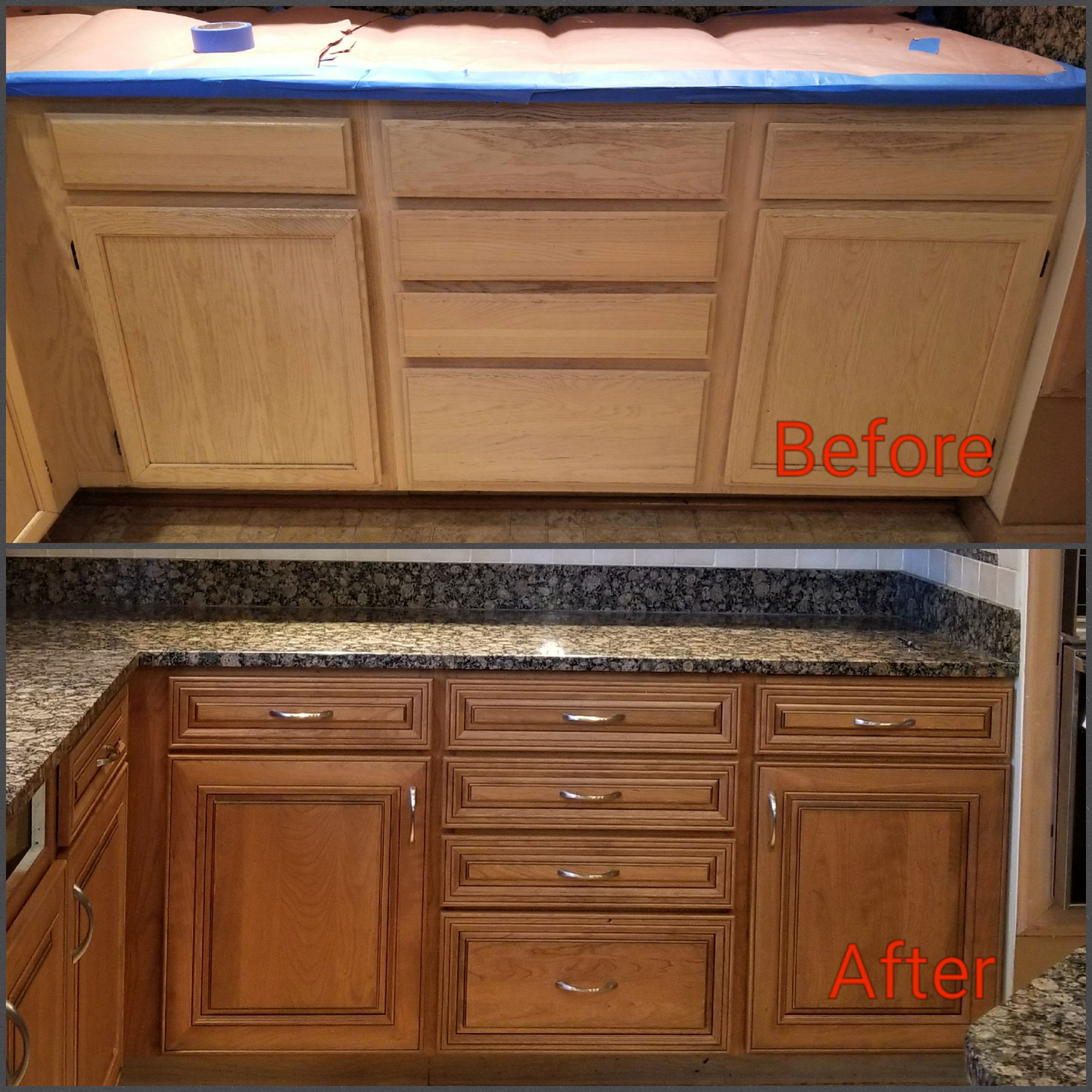 Pickled Oak Cabinets Before And After | www.cintronbeveragegroup.com